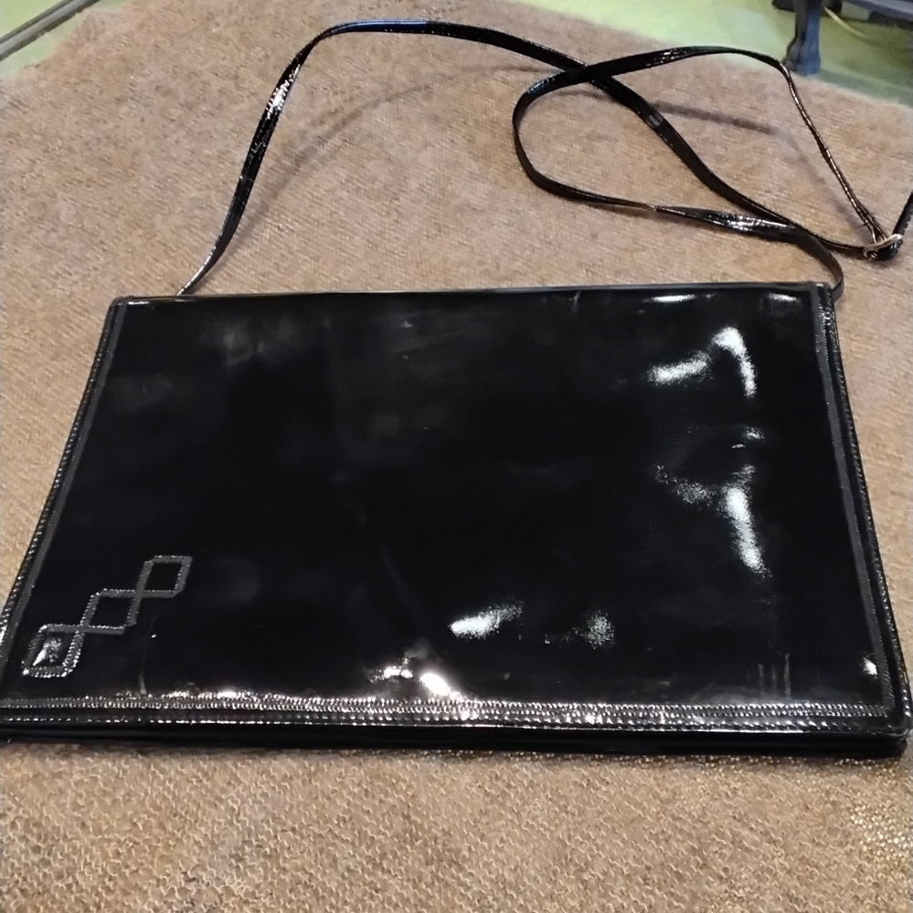 Vintage Fendi patent leather bag